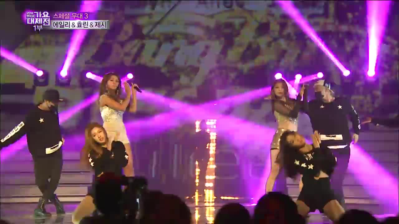 TVPP】Hyorin(SISTAR) - Bang Bang (with Ailee, Jessie), 효린(씨스타) - Bang Bang @ 2014 KMF Live